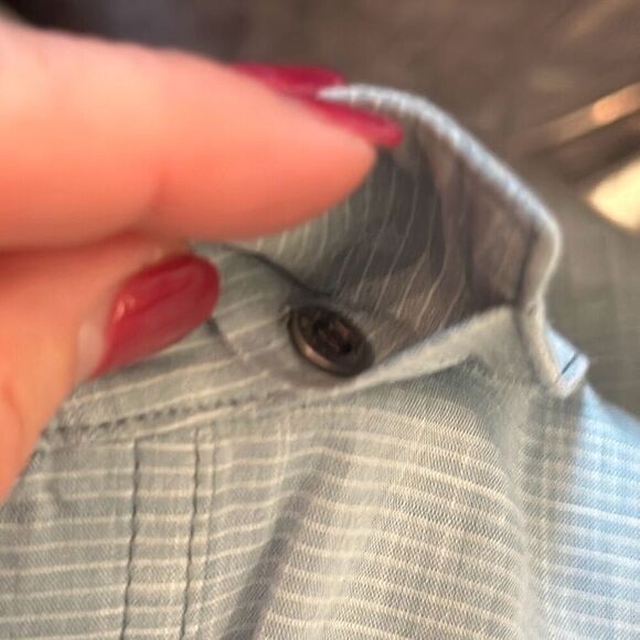 Kuhl Karib Stripe Button Down Shirt Mens S Small Outdoor Hiking style 7460 - Picture 6 of 11